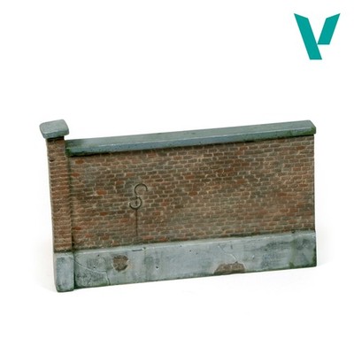 Old Brick Wall Terrain Scenery 1/35 Scale 15x10 cm Model Accessory New