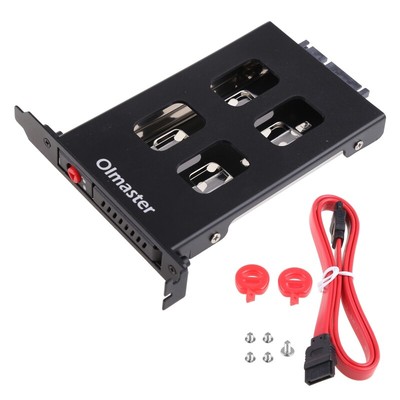 Hard Disk Adapter Rack Bracket HDD SSD 2.5In PCI Single Hard Drive Disk Bracket