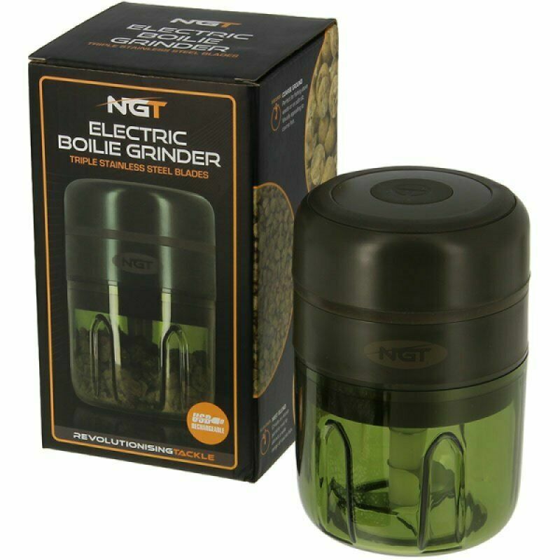 NGT elektrischer Bait Boilie Grinder mit USB Ladeanschluss