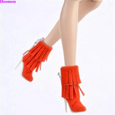 Orange Tassel Shoes Boot for FR FR2 FR6.0 Nu.face3.0 Meteor kissmela Obitsu doll