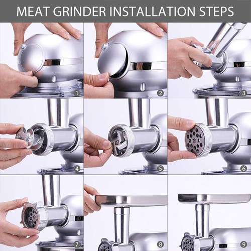 Stand Mixer 6QT 7.5QT 6/10-Speed 660W Tilt-Head Kitchen Electric Food Mixer