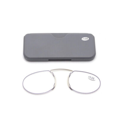 Ultra Thin Reading Glasses Nose Clip Optics Presbyopic +1.0 +1.5 +2.0 +2.5 +3.0
