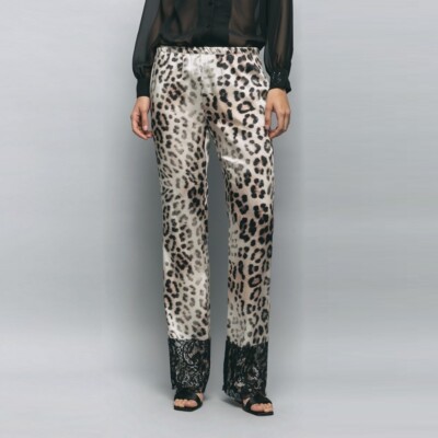 

Женские брюки GAELLE Paris GBDM17580 Animal Satin E2023, Multicoloured