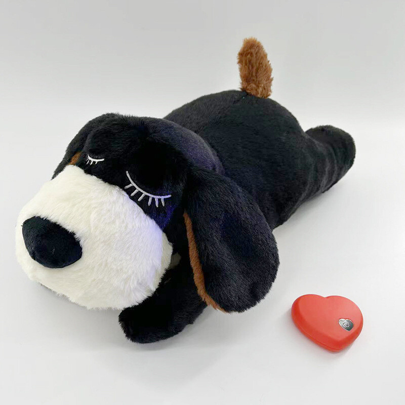 Pet Snuggle Anxiety Relief Sleep Aid Heartbeat Plush Doll Dog Puppy Training Toy