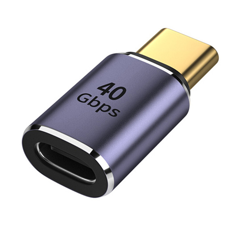 90 Right Angle USB C to USB C Adapter Type C Fast Charging Converter 40Gbps 100W