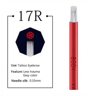 Microblading Needles Fog Eyeborw Permanent Makeup Shading Round Tattoo Needle