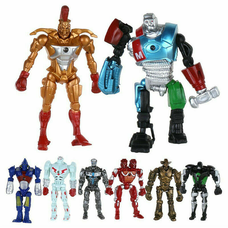 8pcs Set Film Real Steel Zeus Atom Midas Noisey Action Figuren Roboter Spielzeugのebay公認海外通販 セカイモン