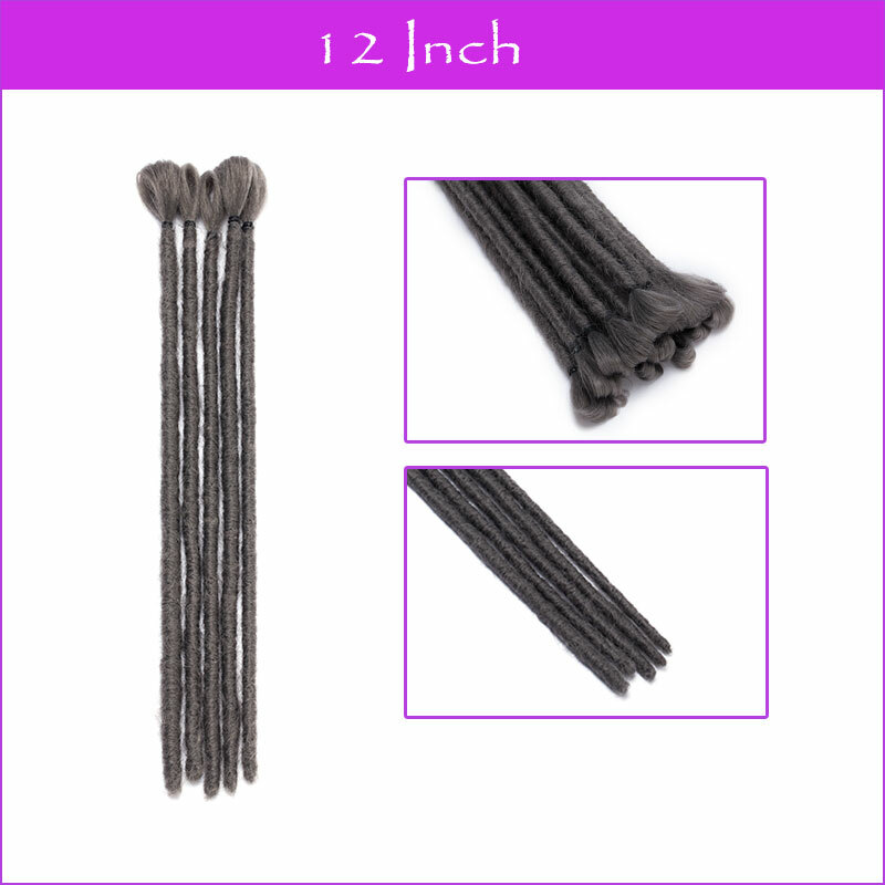 US Men Dreadlocks for Full Head Dread Lock Extensions Afro Fake Colorful Crochet