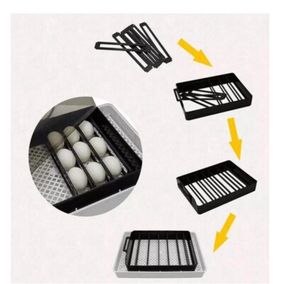 12 Eggs Incubator Automatic Turning Muiltiple Chicken Pigeon Duck Hatcher/LED