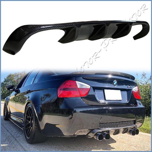 Carbon Fiber V Style Rear Bumper Diffuser Quad For 08 11 Bmw E90 Sedan M3 Car Truck Exterior Parts Kodlaturkiye Car Truck Body Kits