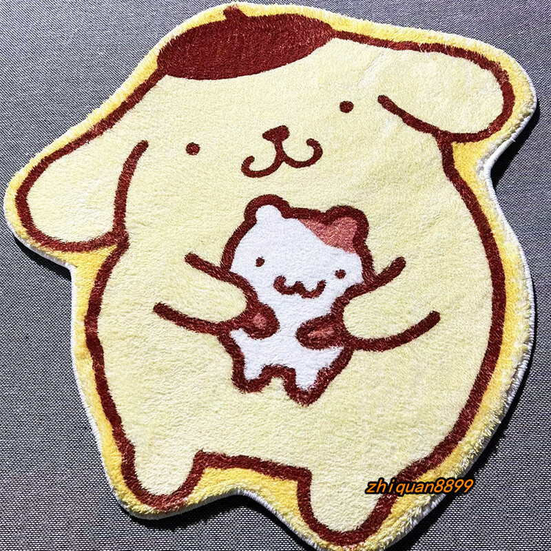 Pom Pom Purin Floor Mat Cartoon Kid Room Nonslip Carpet
