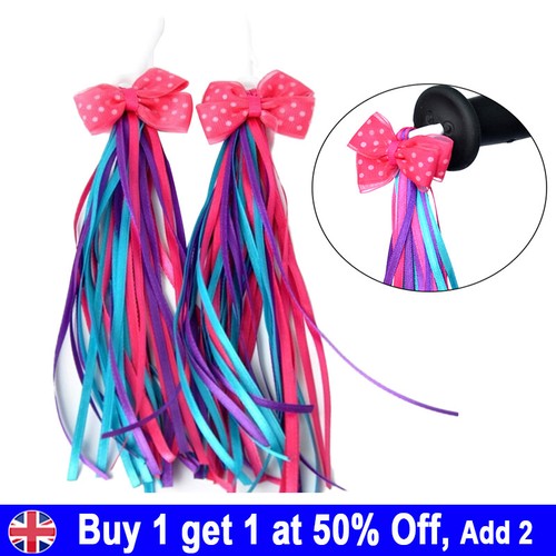 Kids Bicycle Handlebar Bike Scooter Streamers Sparkle Tassel