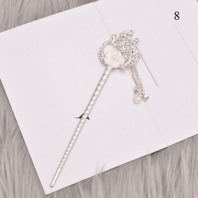 Women Chinese Style Hair Sticks Chopstick Hairpins Barrettes Long Hair Clip Claw