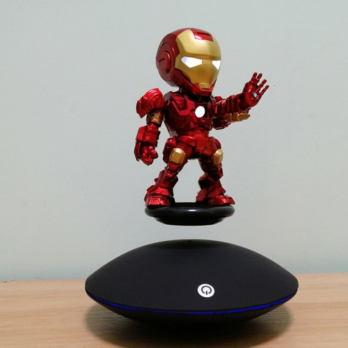 Man Figure Doll Toy Magnetic Floating Levitating Collectible Models Spin