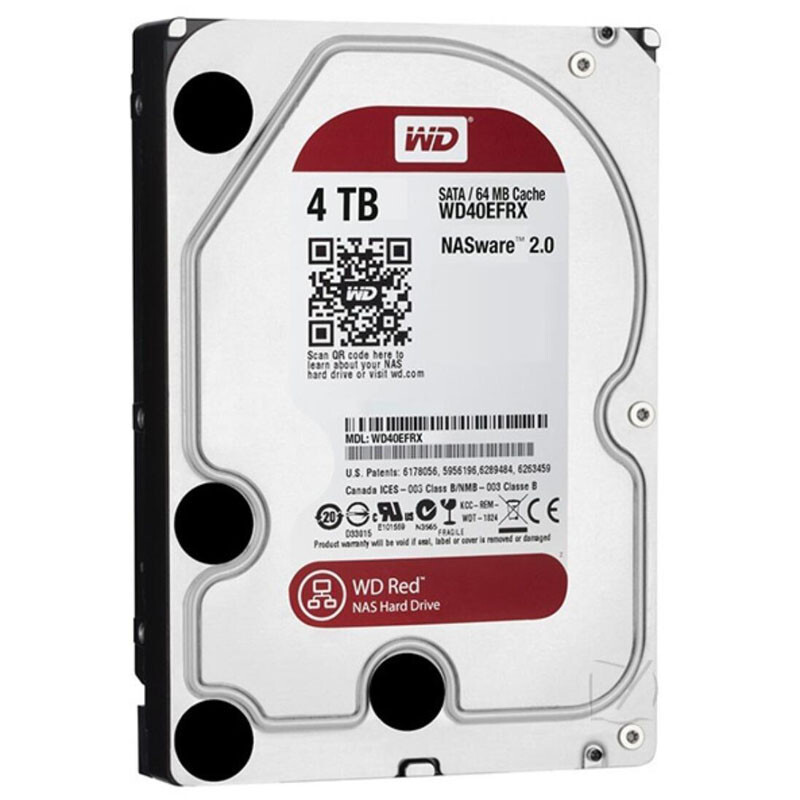 Western Digital WD40EFRX（3.5インチ HDD 4TB） Western Digital Red 4TB WD40EFRX 5400RPM 3.5 inch Internal