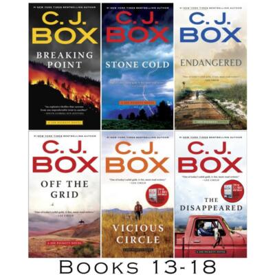 JOE PICKETT Detective Series by CJ Box Collection Set of Paperback Books 13-18