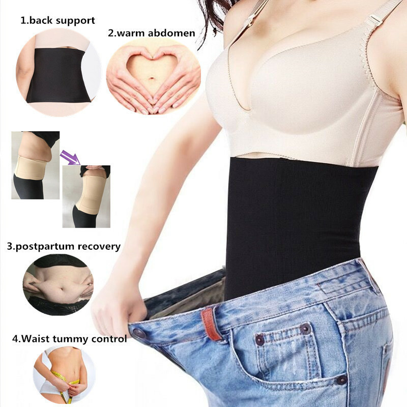 Postpartum Belly Recovery Boned Tummy Control Belt Body Slimmer Shaper