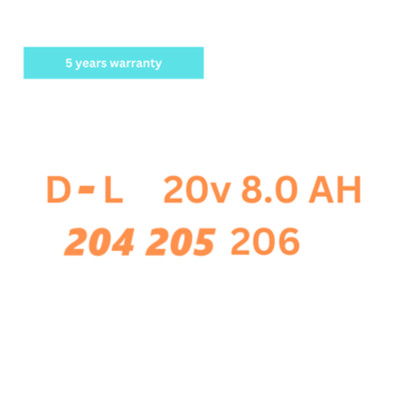 2 PACK 8.0AH Battery For D 200 (Newest discount price)