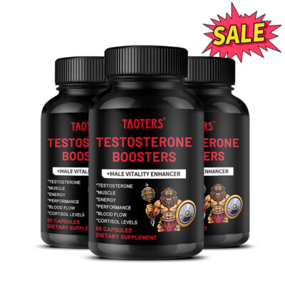 Testosterone Booster Muscle&Testosterone Support Bodybuilding 60Capsules*3bottle