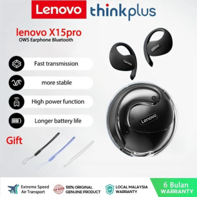 Lenovo Thinkplus 2024 Newest X15 Pro Bluetooth 5.4 Hi-Fi Sport Earbuds
