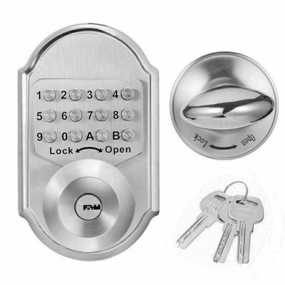 EleMake Keyless Entry Door Lock Combination Door Lock Mechanical Keypad Lever