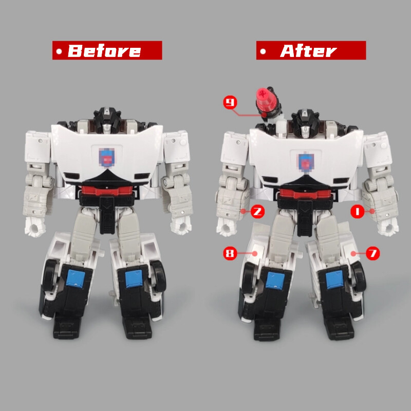 GO BETTER Shoulder Cannon Rear Spoiler Filler Upgrade Kit For Legacy Clampdown