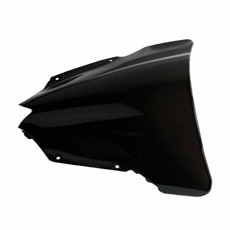 Black Bubble Windshield Windscreen Fit For YAMAHA YZF R6 2008-2016