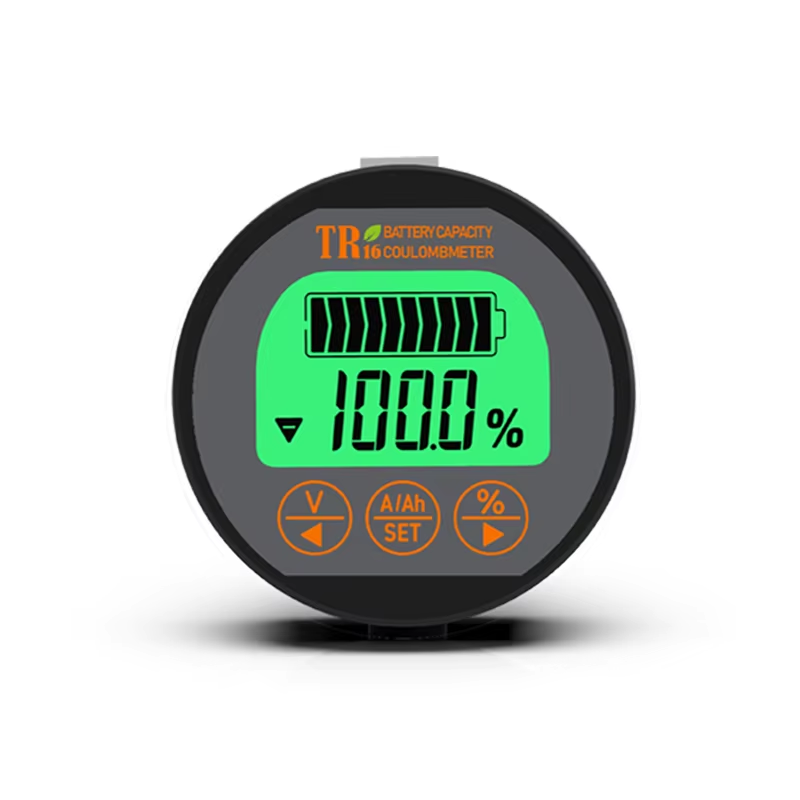 New DC 8-80V 50A 100A 350A TR16 Coulomb Counter Meter Battery Capacity Indicator