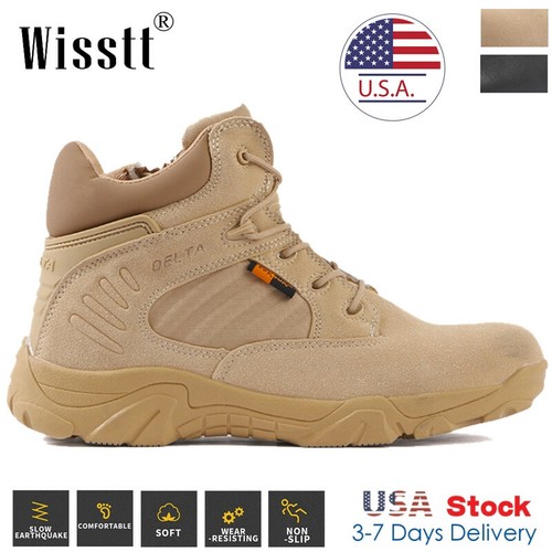 S Police Non Slip Desert Military Hiking Hiking Combat Tactical Boots Shoes