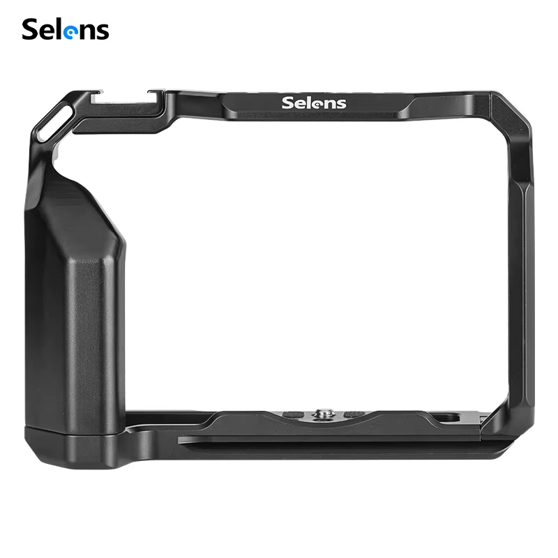Camera Full Cage for Fujifilm X-T5 with Expansion 1/4 & 3/8 Screw Holes Aluminum