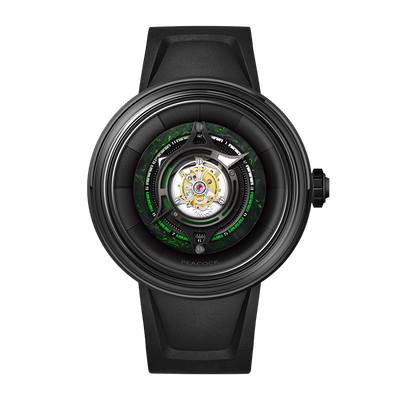 Pre-owned Peacocks Peacock Black Hole Tourbillon Black