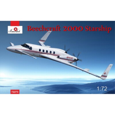 Amodel 72273 Plastic model airplane kit 1:72 Beechcraft 2000 Starship N641SE