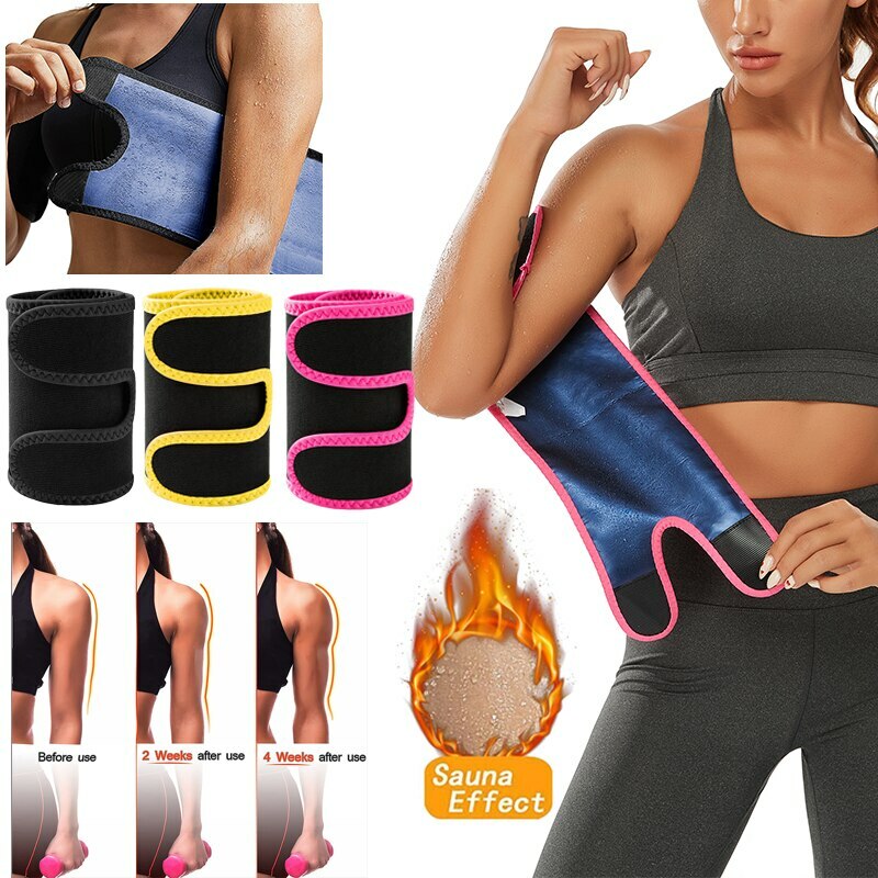 Sauna Sweat Arm Bands For Women Pair Arm Shaper Wraps Arm Slimmer