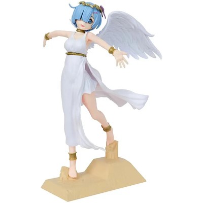 21CM RE: ZERO Starting Life in Another World Rem White goddess Angel Rem figure