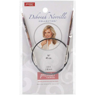 Deborah Norville Fixed Circular Knitting Needles 16'' Size 4/3.5mm