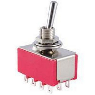 Bat Switch Metal 4PDT On-Off-On 05A