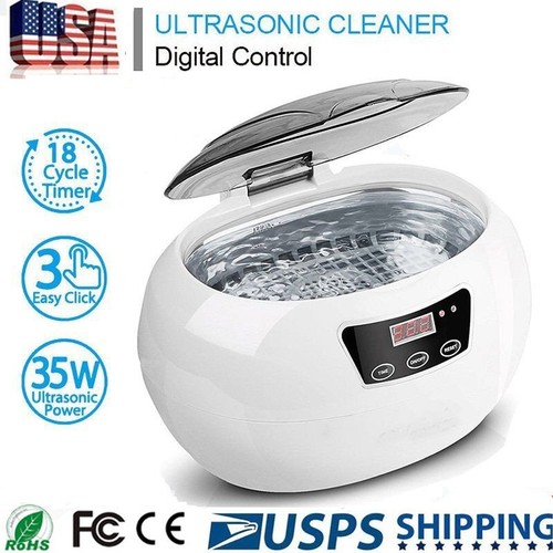 Stainless Steel Ultrasonic Cleaner Jewelry Watch Glasses Coin Cleaning Machine