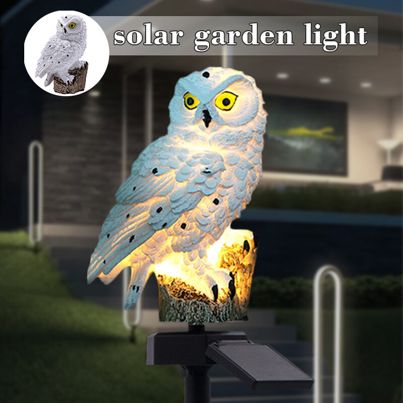 Solar Garten Lichter Solarleuchte Eule Ornament Vogel