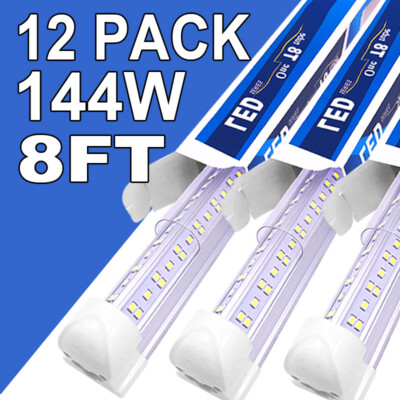 8 Ft Led Shop Lights 8ft Led Garage Lights 144w Led Shop Light Fixture 6500k Led