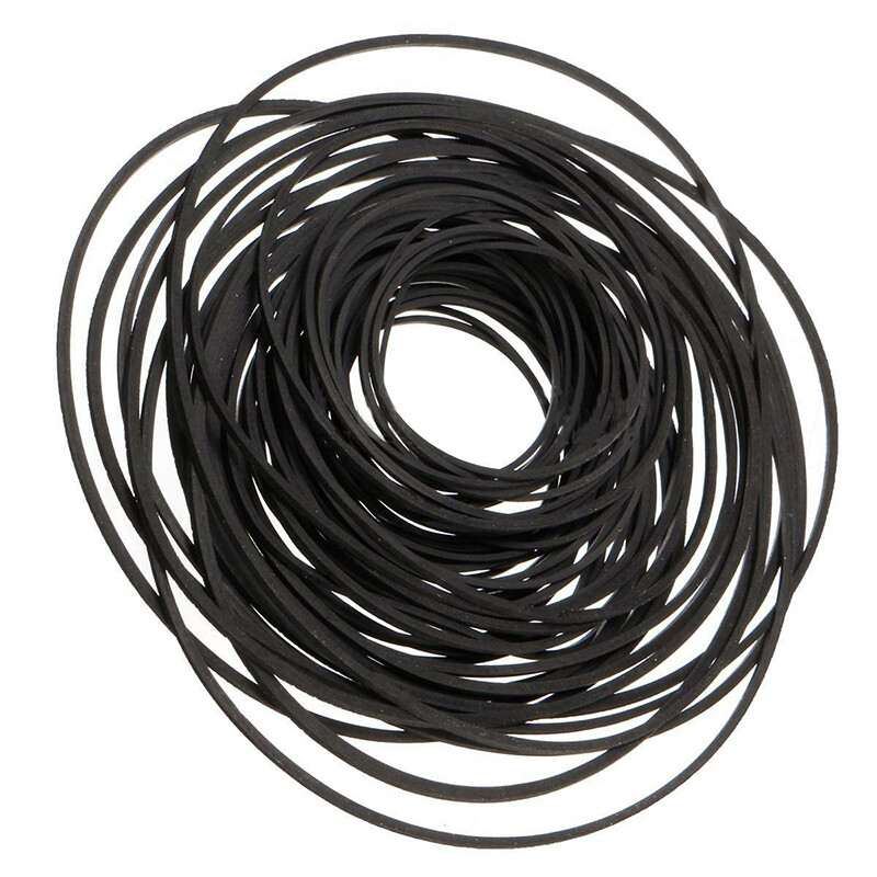 50x Riemen Antriebsriemen 40-130mm für Kassettendeck Cassette Tape Deck Belt su