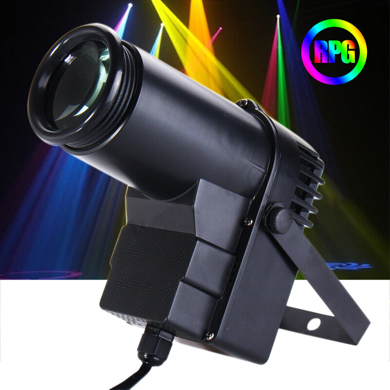 LED Spotlight Stage Lighting for RGBW DMX512 Pinspot Beam 6CH DJ Disco Party UK
