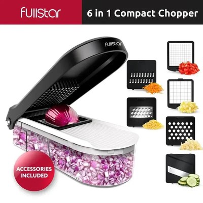 Fullstar Vegetable Chopper - Veggie Chopper - Onion Chopper with Container - ...