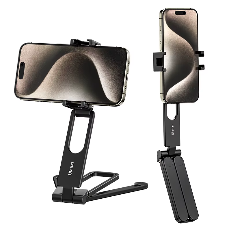 Foldable Phone Tripod Mini Pocket Tripod for Phone Vertical Horizontal Shooting