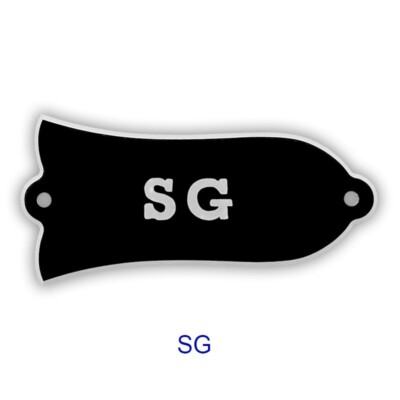1PCS For Gibson 'SG' TRUSS ROD COVER PLATE , 2Ply Black