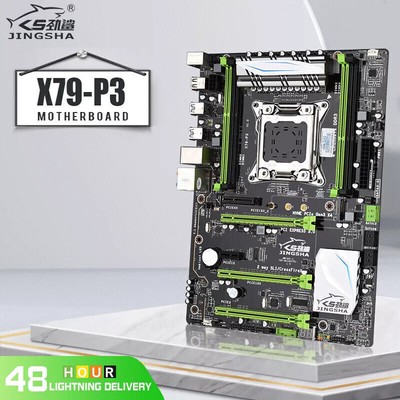 JINGSHA X79 P3 Motherboard Support Intel Xeon LGA2011 V1/V2 4 Channel DDR3 128GB
