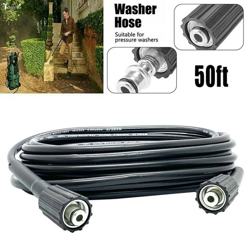26/50FT 3200PSI Replacement High Pressure Power Washer Hose -1/4" Quick Connect