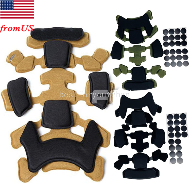 Hunting Airsoft Tactical MT Helmet Protective Pads EVA Memory Foam Pad TB1275
