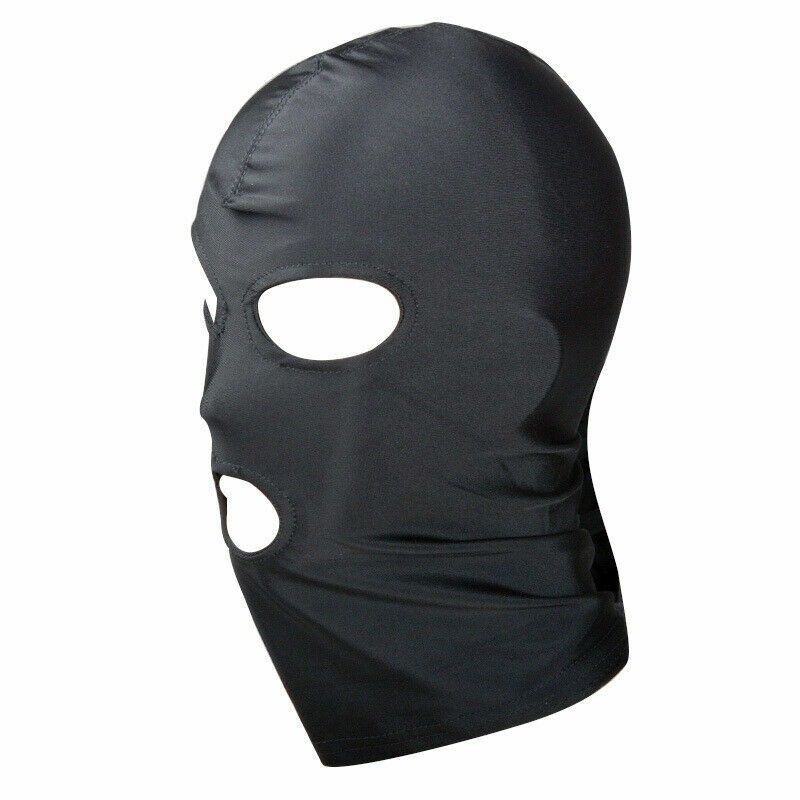Bondage Fetish Hood - Gimp Face Mask Head Hood Adult Cosplay Mask BDSM HALLOWEEN - Picture 9 of 12