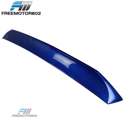 Fits 22-23 Subaru BRZ Toyota GR86 #K7X Blue IKON Style Roof & TRD Trunk Spoiler