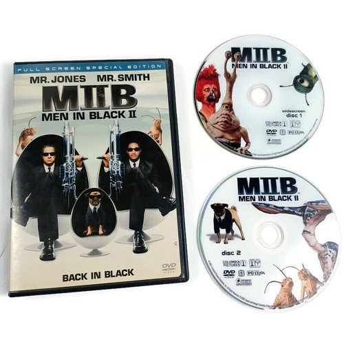 MIB 2 Men In Black 2 DVD -Back In Black -Will Smith Tommy Lee